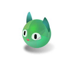 Green Soft toy Cat