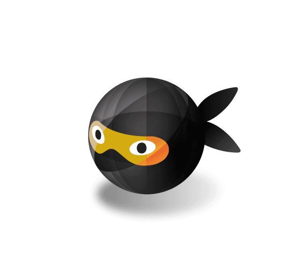 Black Soft toy Ninja