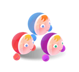 Set (3 items) Dolls Pack