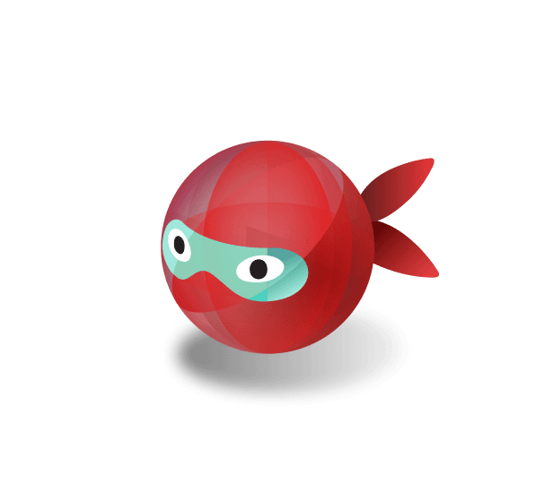 Red Soft toy Ninja